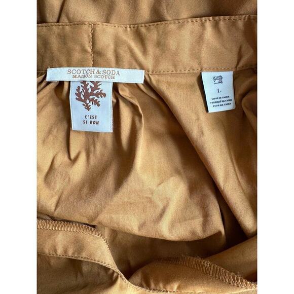 Scotch and Soda Voluminous Long Sleeve Organic Cotton Shift Dress Size Large - Picture 5 of 10